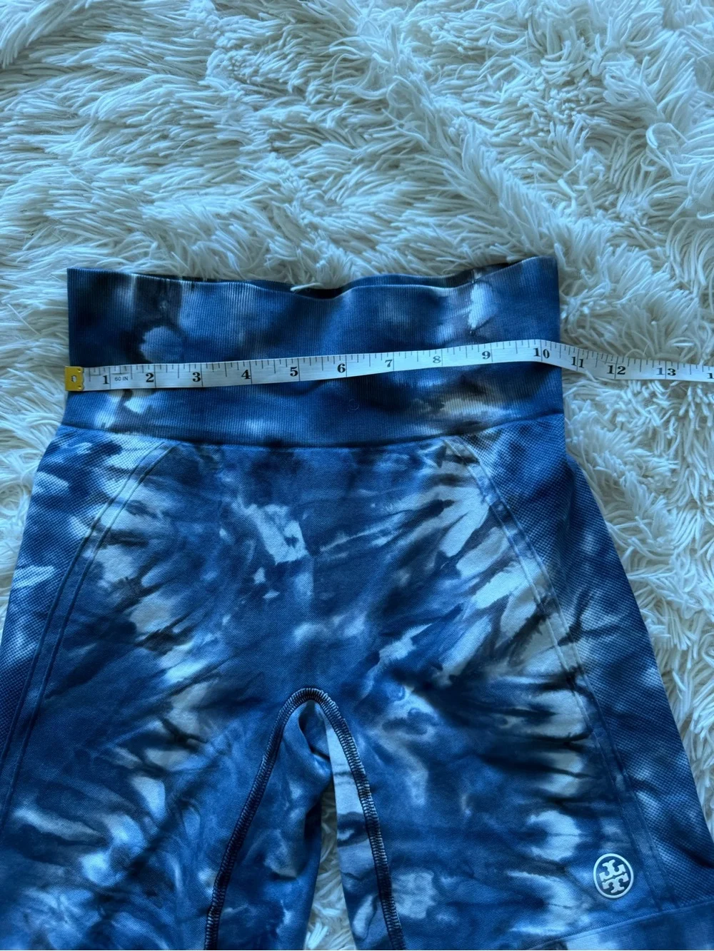 Tory Burch High Rise Seamless Tie Dye Bike Shorts Size Small